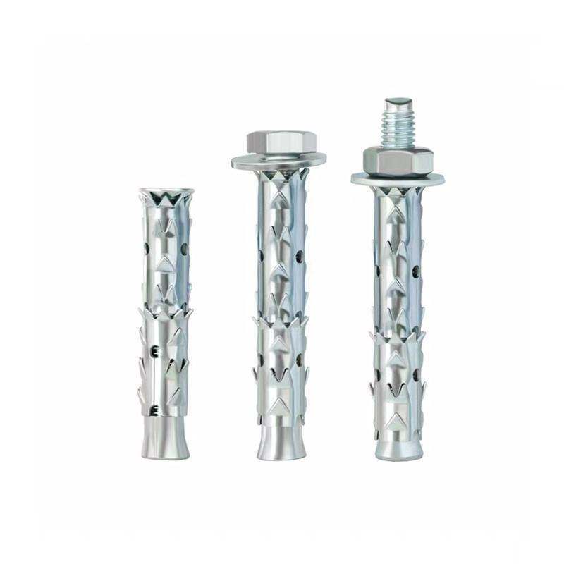 Barbed expansion anchor